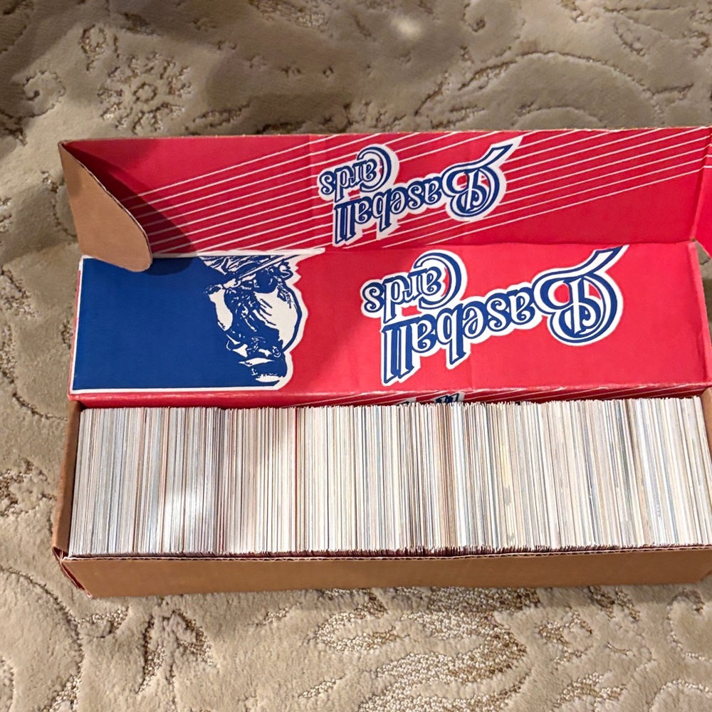 Baseball football and soccer and basketball about 200 to 250 cards.